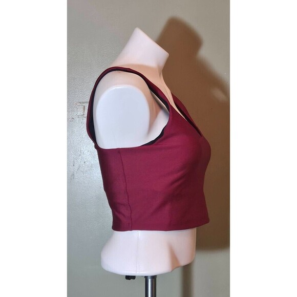 Calme Womens Endure Sports Bra Scarlet Red Size Medium NWT - Picture 5 of 10